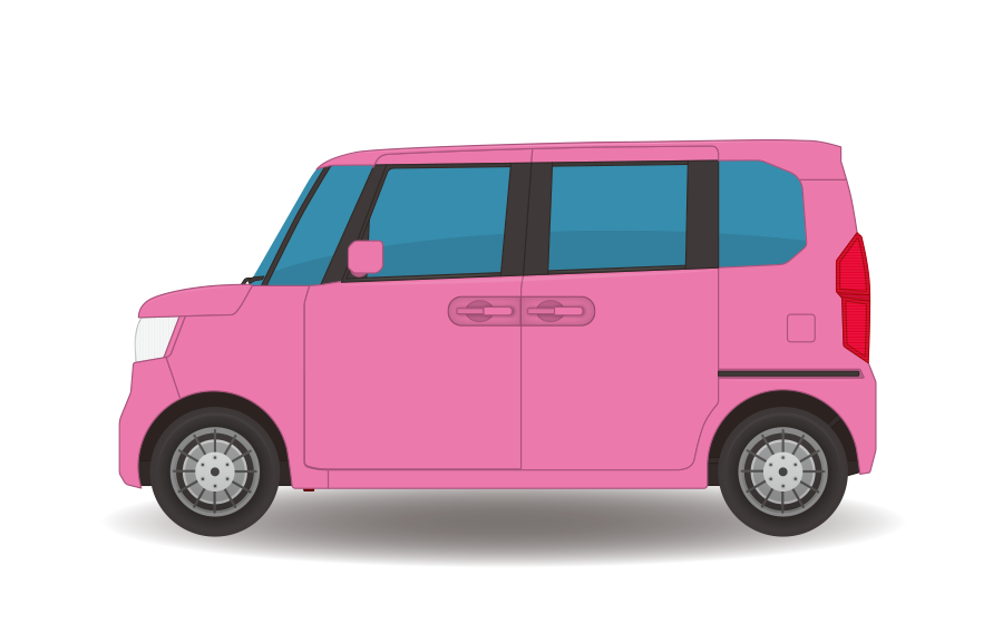 軽ハイトワゴン車・軽ワゴン-ピンク
